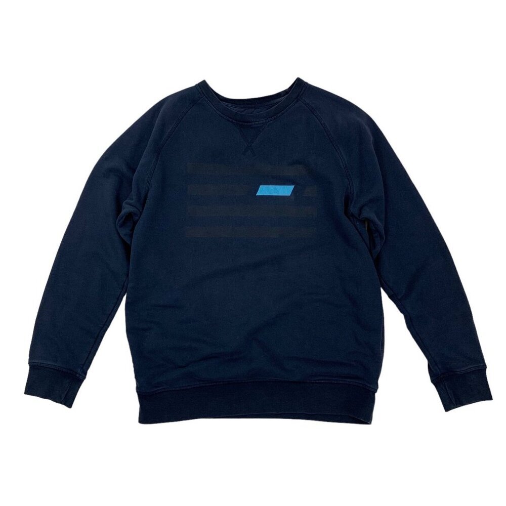 Stanley Stella Mens Sweater XL Blue Organic Cotton Pullover Eco Casual‎